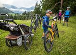 Fahrradfahren mit Kindern © Salzburger Saalachtal Tourismus