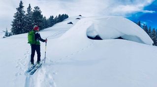 Skitour auf das Schwarzeck