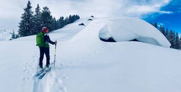Skitour aufs Schwarzeck