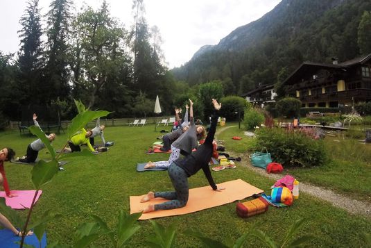 Yoga im Landhotel Schütterbad